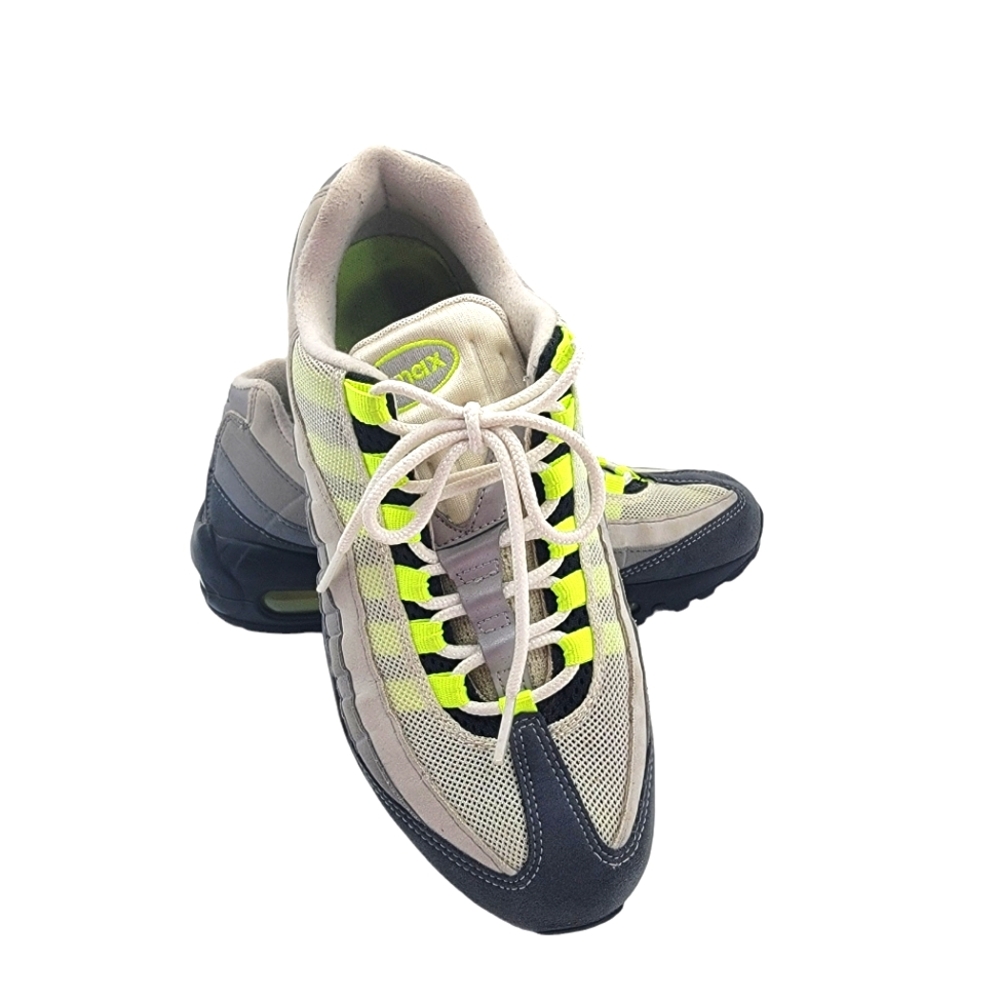 Nike Air Max 95 OG Neon 2015 Black White Grey Green Mens Size 7.5 W 9